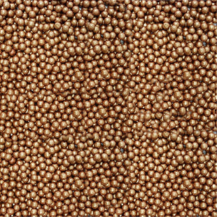 Bronze Disco Balls Sprinkles 5 MM 120 Gms