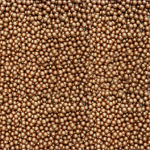 Bronze Disco Balls Sprinkles 5 MM 120 Gms