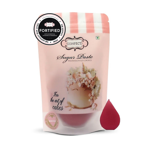 Burgundy Fondant | Edible Nutritional Sugarpaste 250 Gm