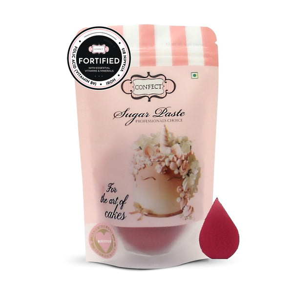 Burgundy Fondant | Edible Nutritional Sugarpaste 250 Gm