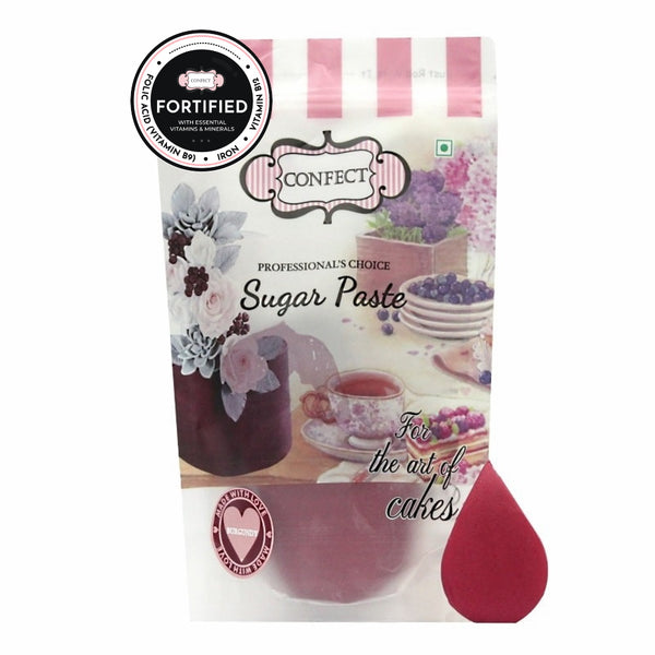 Burgundy Fondant | Edible Nutritional Sugarpaste 1 Kg