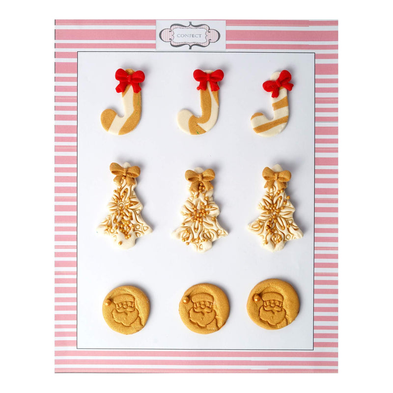 Assorted Christmas Mix  | Edible Christmas Topper