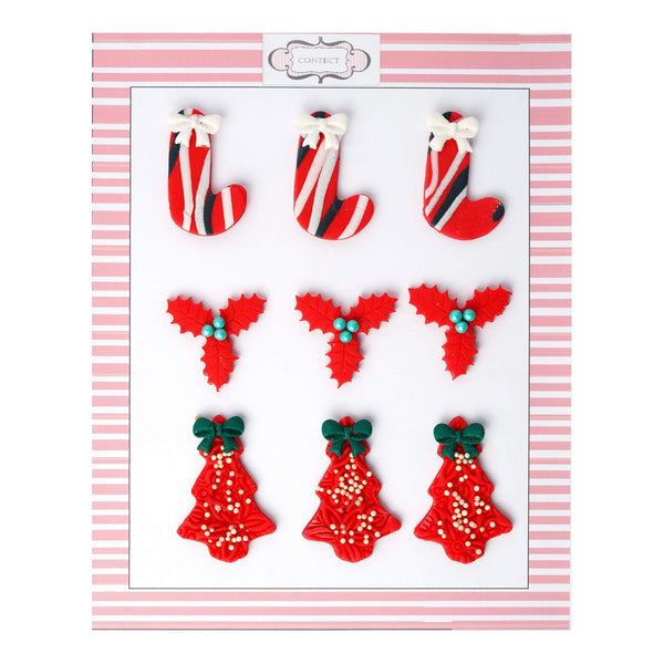 Assorted Christmas  | Edible Christmas Topper