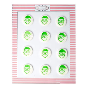 Assorted Christmas Mix Green  | Edible Christmas Topper