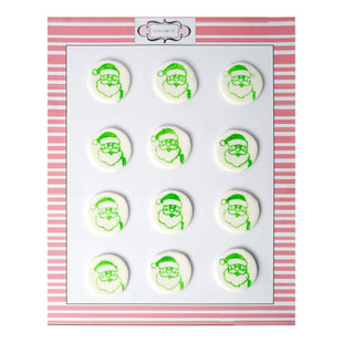 Assorted Christmas Mix Green  | Edible Christmas Topper