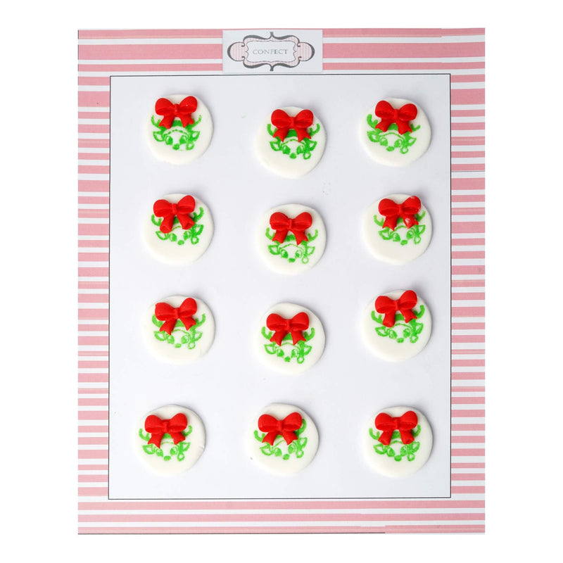 Christmas Reindeer Green & Red | Edible Christmas Topper