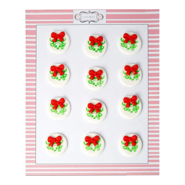 Christmas Reindeer Green & Red | Edible Christmas Topper