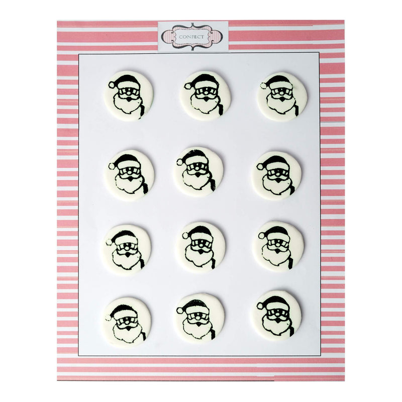 Assorted Christmas Mix - Black  | Edible Christmas Topper