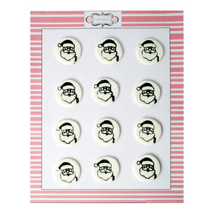 Assorted Christmas Mix - Black  | Edible Christmas Topper