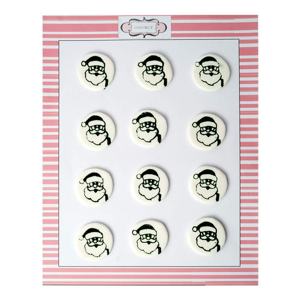 Assorted Christmas Mix - Black  | Edible Christmas Topper