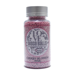 Cherry Blossom Pink Disco Balls Sprinkles 2 MM 120 Gms