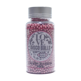 Cherry Blossom Pink Disco Balls Sprinkles 3 MM 120 Gms