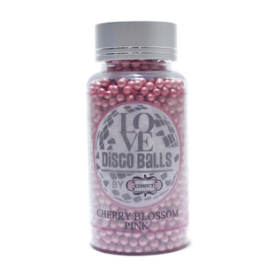 Cherry Blossom Pink Disco Balls Sprinkles 4 MM 120 Gms