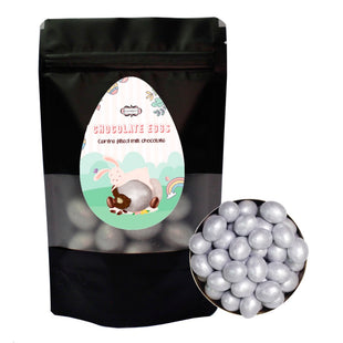 Silver | Edible Chocolate Eggs 300 Gm