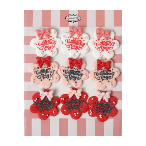 Pack of 6 Valentine Cake & Cupcake Topper 02