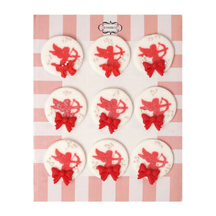 Pack of 6 Valentine Cake & Cupcake Topper 08