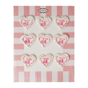 Pack of 6 Valentine Cake & Cupcake Topper 07