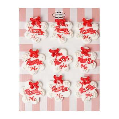 Confect Valentine You & Me cake & cupcake topper VT 009 60 gms