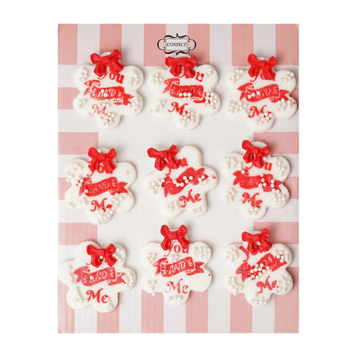 Pack of 6 Valentine Cake & Cupcake Topper 09