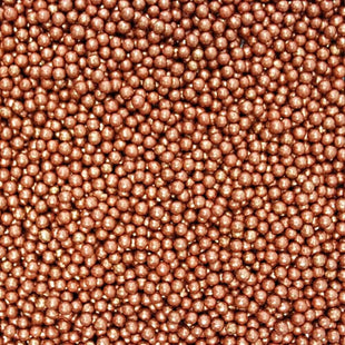 Copper Disco Balls Sprinkles 3 MM 120 Gms