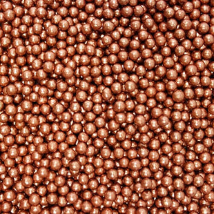 Copper Disco Balls Sprinkles 4 MM 120 Gms
