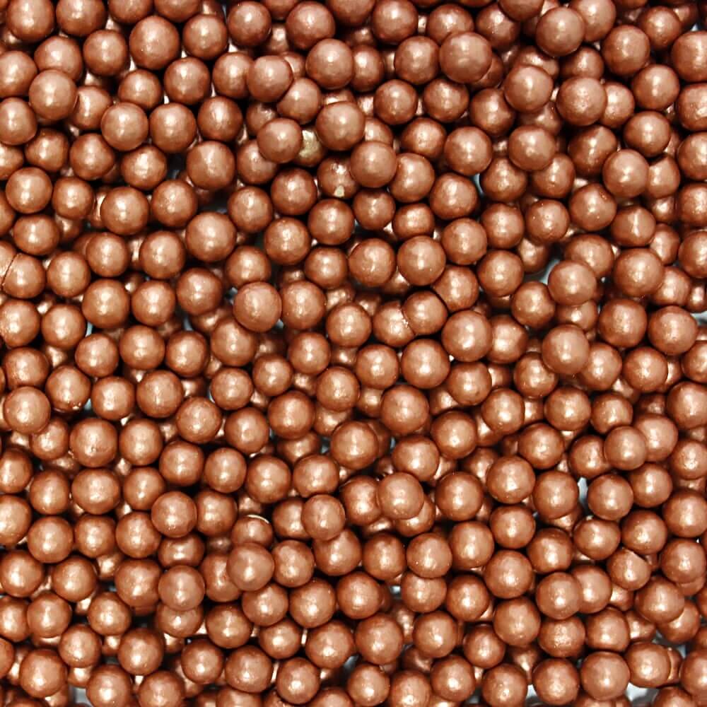 Confect Copper Disco Balls Sprinkles 5 MM 120 Gms