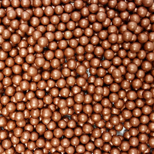 Copper Disco Balls Sprinkles 6 MM 120 Gms