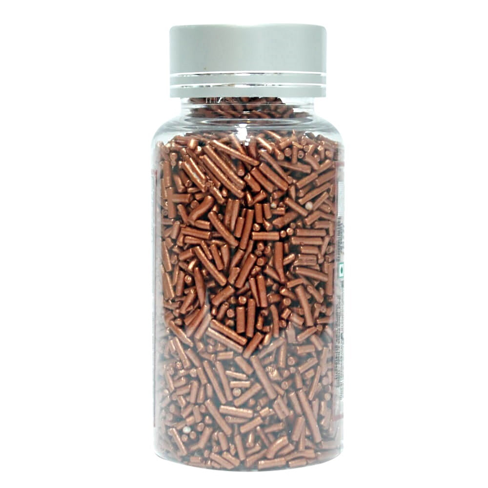 Confect Copper Vermicelli Sprinkles 100 Gms