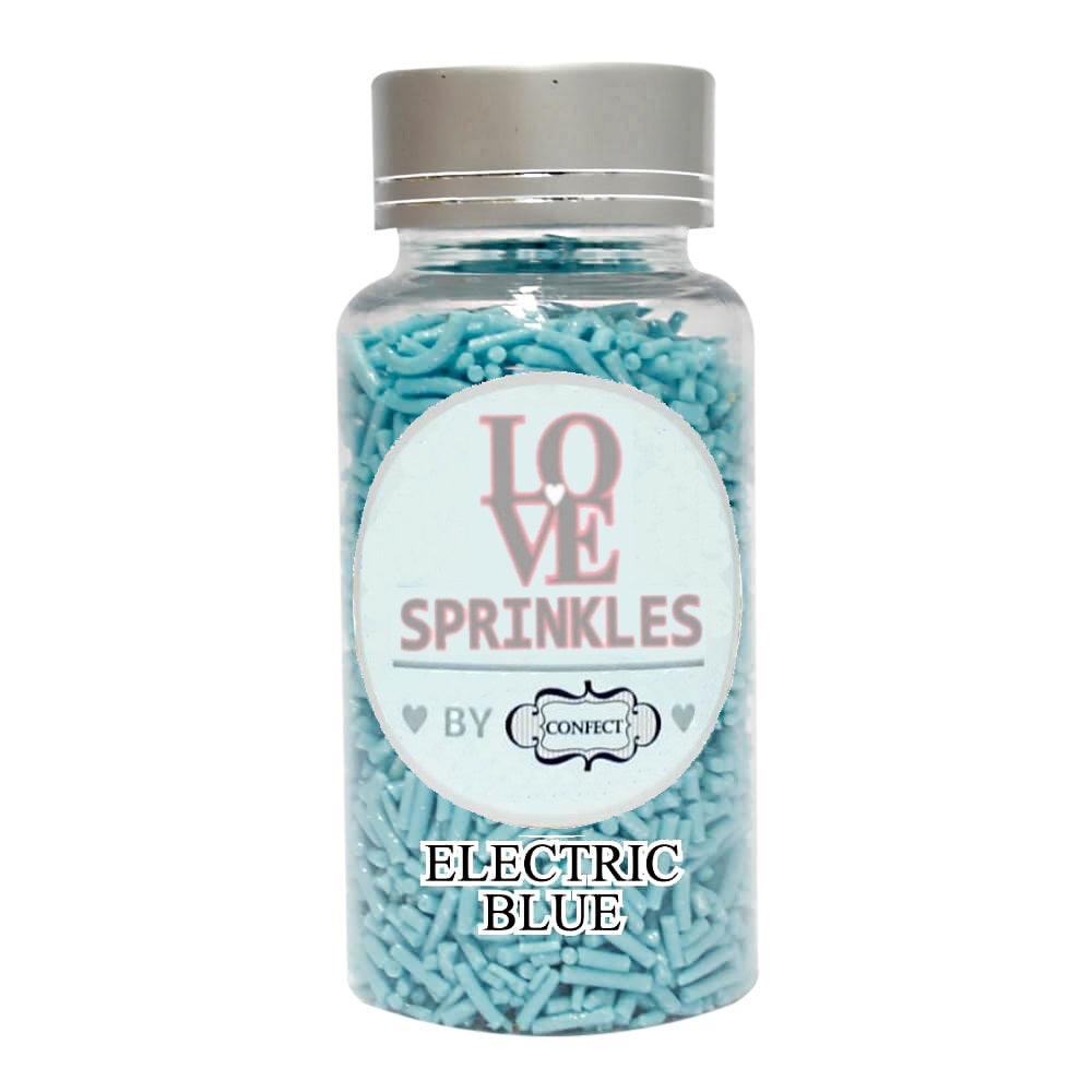 Confect Electric Blue Vermicelli Sprinkles 90 Gms