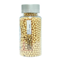 English Gold Disco Balls Sprinkles 4 MM 120 Gms