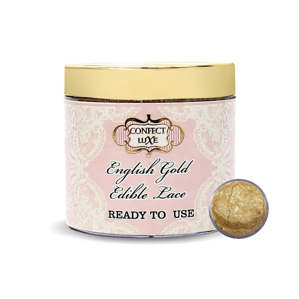 English Gold Edible Lace