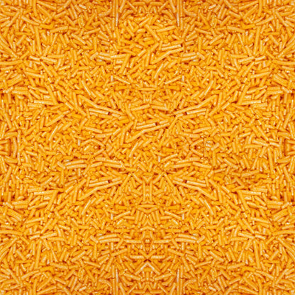Confect Fluorescent Orange Vermicelli Sprinkles 90 Gms