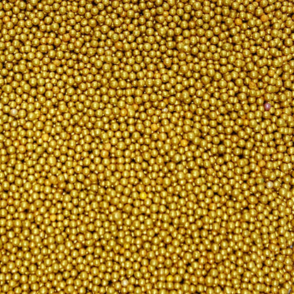 Confect Gold Disco Balls Sprinkles 2 MM 120 Gms