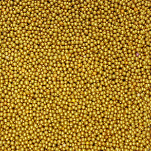 Gold Disco Balls Sprinkles 2 MM 120 Gms