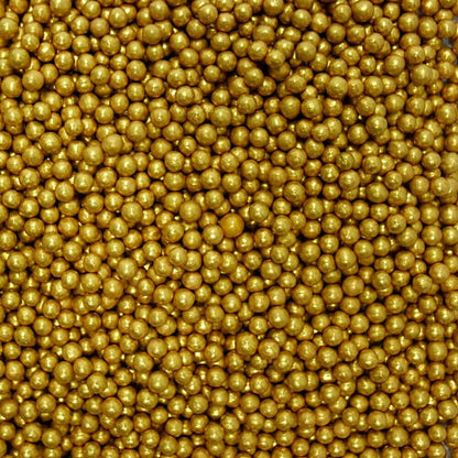 Confect Gold Disco Balls Sprinkles 3 MM 120 Gms
