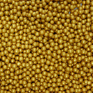 Gold Disco Balls Sprinkles 4 MM 120 Gms