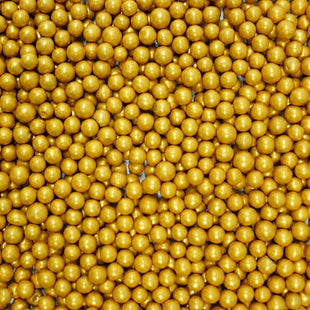 Gold Disco Balls Sprinkles 5 MM 120 Gms