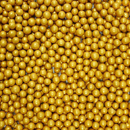 Confect Gold Disco Balls Sprinkles 5 MM 120 Gms