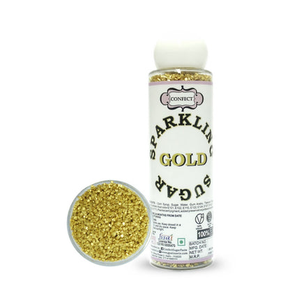 Confect Gold Sparkling Sugar 100 gms