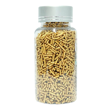 Confect Gold Vermicelli Sprinkles 100 Gms