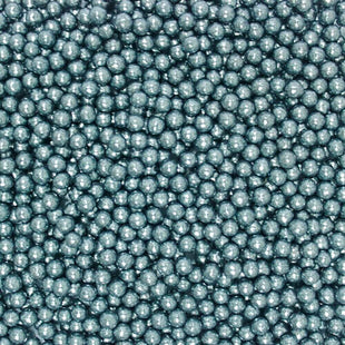 Gun Metal Disco Balls Sprinkles 3 MM 120 Gms