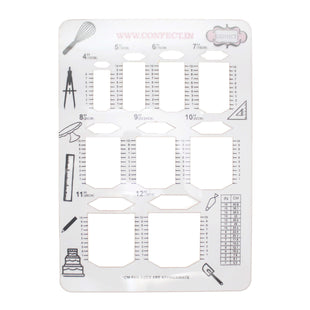 Hexagon Cake Sketching Stencils