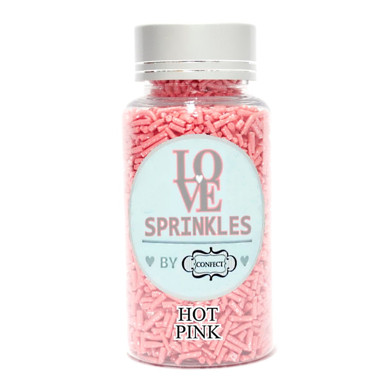 Hot Pink Vermicelli Sprinkles 90 Gms