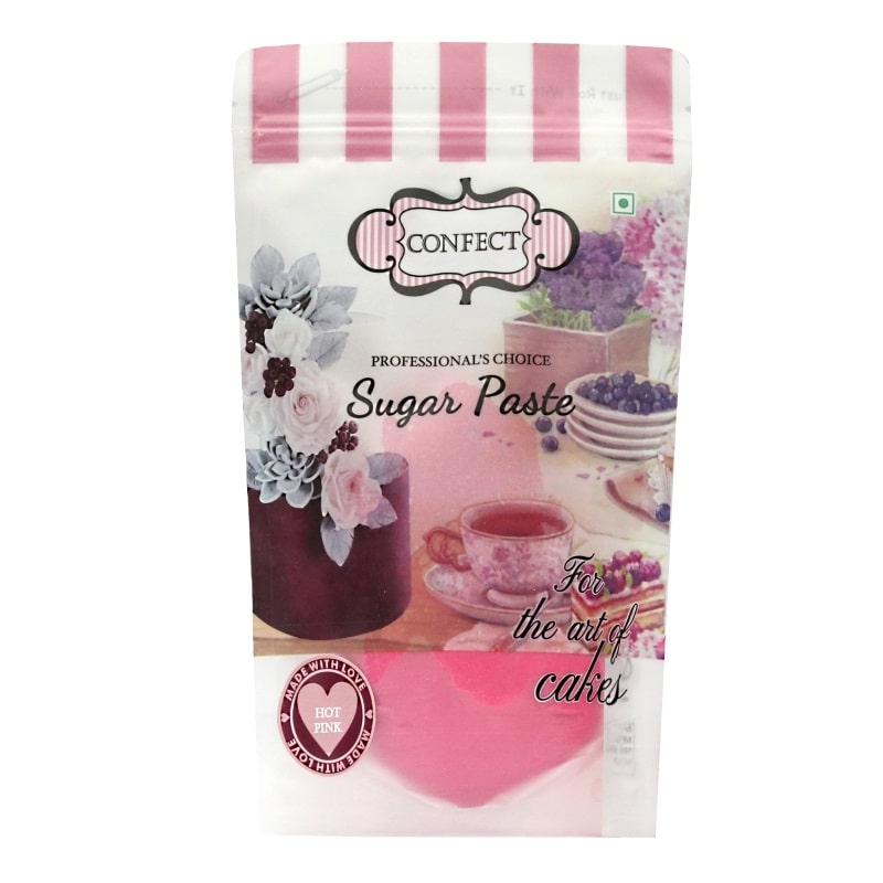 Hot Pink Sugar Paste-1