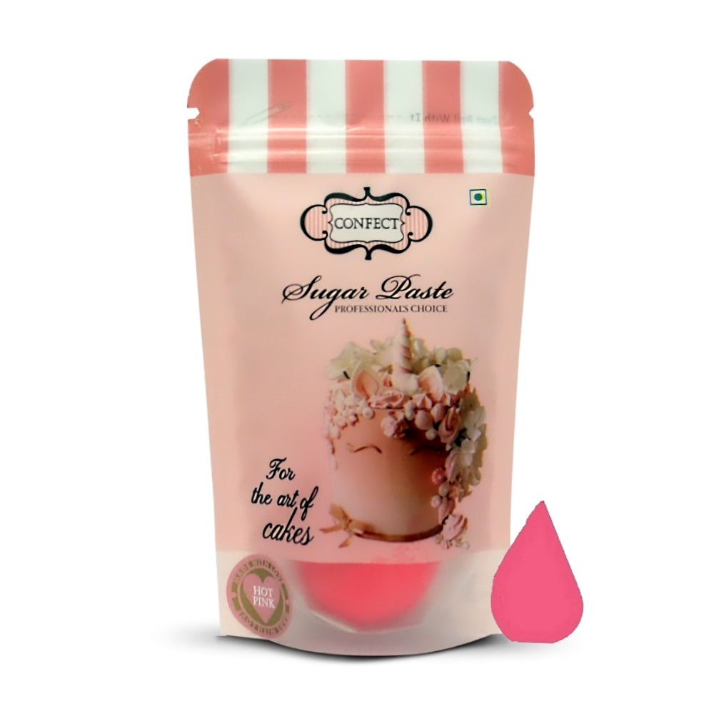Hot Pink Sugar Paste 250 Gms (1)