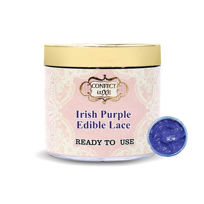 Confect Irish Purple Edible Lace 100 Gms