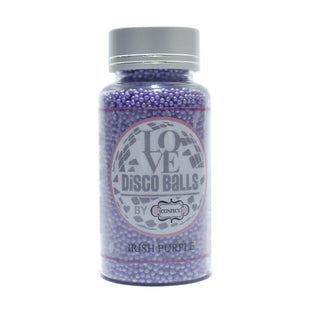 Irish Purple Disco Balls Sprinkles 2 MM 120 Gms