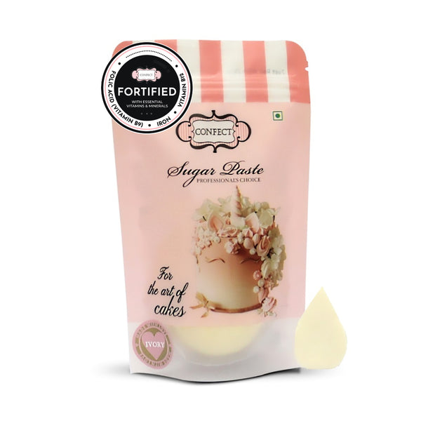 Ivory Fondant | Edible Nutritional Sugarpaste 250 Gm
