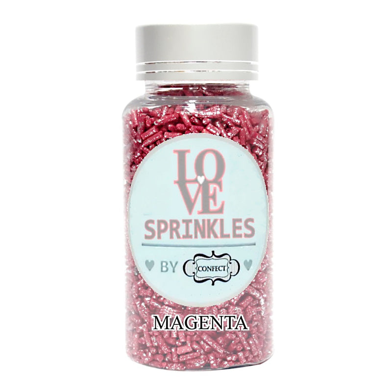 Magenta Vermicelli Sprinkles 90 Gms