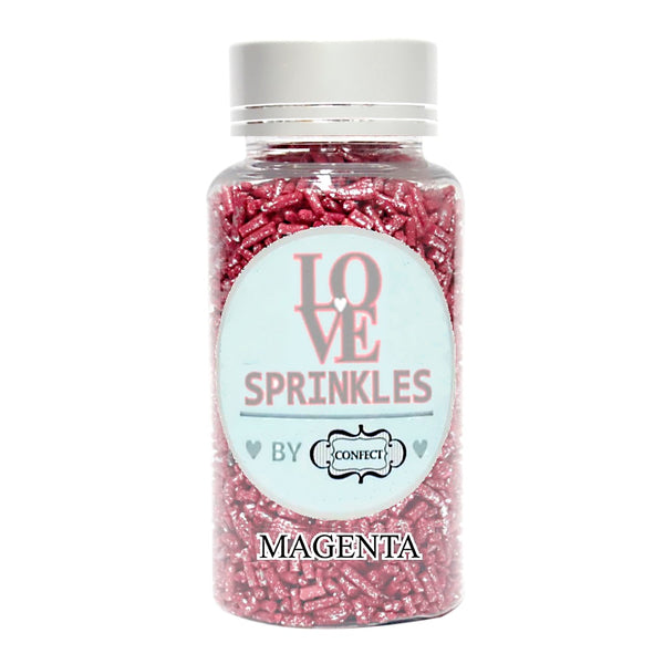 Magenta Vermicelli Sprinkles 90 Gms